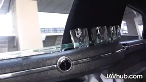 Rich wife's problem solved with hot brunette's long legs and nice ass