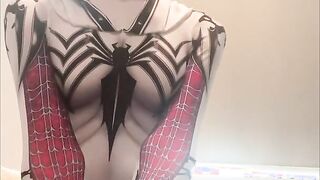 Spiderwoman Trans / Trap Costume Play Onlyfans/trapkitten08