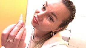 Laxative suppositories together! 2 girls HD