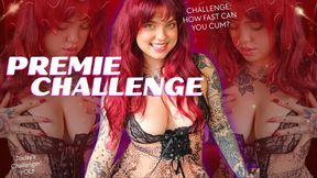Premie Challenge - How fast will you cum? - Ginger Rae