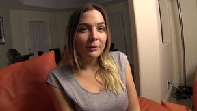 blowing a load in your  s hand. blair williams taboopov.com