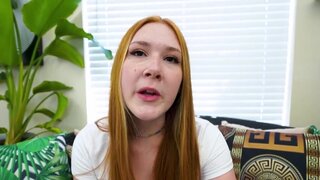 Redheaded girl is going to get drilled on all fours too