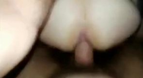 Amateur Bareback: Daddy's Big Cock Makes That Hole Gape