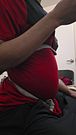 Explicit fetish: viewing extreme abdominal bloat on vive fall