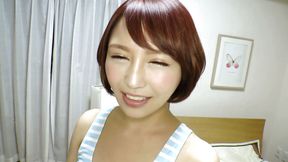 Pretty asian blowing dick and receiving creampie