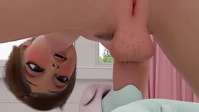 Creampie for curvy futanari EXPERIENCED ONE in uncut hentai