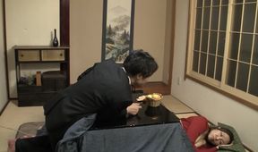 Mom encourages son's exploration, cums under the blanket