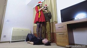 Slava - Christmas Cuckold Trampling (Full HD)