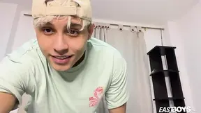 Latin Lover Bares Hard Nipples, Jerks Thick Uncut Pole – Craving Latino Heat