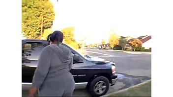 Ebony Milf jogging pickup