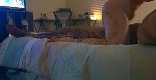 Taking graisontxbbc for a messy, creampie-ending ride and some prone bone action in her bed...ENJOY!!