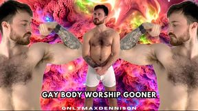 Gay body worship gooner