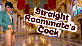 a view of his roommate in underwear gave him a desire to suck his cock