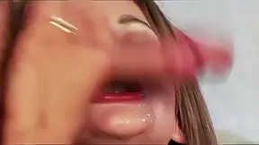 Poppy Morgan's lips lie in POV fuck session