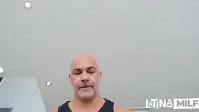 Cheating Latina rides and sucks in steamy FFM with her fitness coach