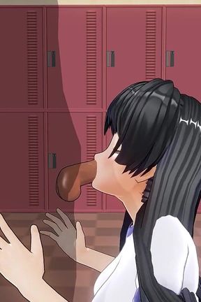 Student in Tracksuit Sucks Cock in Locker Room