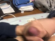Dancing dick Japanese dick masturbation 日本人 とあるおじさんのオナニーシリーズ①