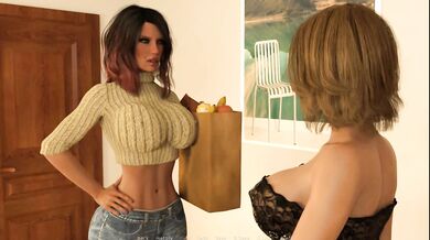 Thirsty for my guest Risky handjob in the bathroom slutty redhead