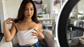 Astonishing long-haired model Alexia Anders likes dick-riding