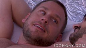 Hunk Hans Berlin sucked off before pounding gay ass
