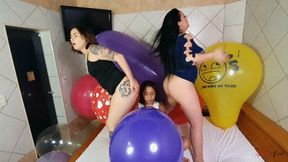 FART IN THE BALLOONS HUMILIATING THE NAUGHTY BITCH -- BY ADRIANA FULLER AND RAVE GIRL - NEW KC 2021 - CLIP 5 IN FULL HD