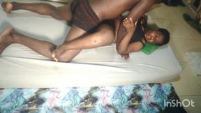 The Boss on a trip and his wife invite me into the marital bedroom for a match of legs in the air