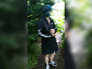 Bare below my jacket