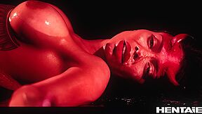 Canela Skin - Demon Girl Bondage Cumflation As The Devil Gets Creampied & Monster Quad Penetration