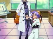 New Professor Turo in Pokémon Violet Gets Sloppy Blowjob By James From Team Rocket