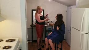 man feminized for girls night out