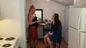 man feminized for girls night out