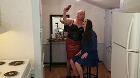 man feminized for girls night out