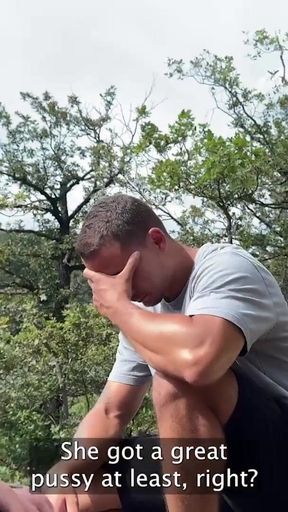 Must-see moment from &quot;HUNT4K. A bike ride ended up as a perfect outdoor deepthroat and sex&quot;