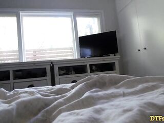 DTFsluts - Remy LaCroix homemade 3-some sex tape