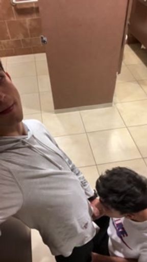 Twinks Caught In Mall Bathroom