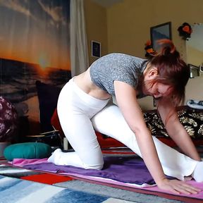 Yoga keep syour body moving. Join my Faphouse for more videos, nude yoga and spicy content