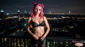 i fucked that slutty 18-year-old bitch on the balcony during the party. her tight pussy squeezed my cock hard[ai]