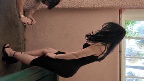 Public Affair Petite Latina Alexa Chains Beverly Hills Bus Stop DeepThroat Doggystyle Facial