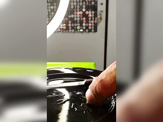 Jerking and shooting a big load for you to have a creamy dinner.