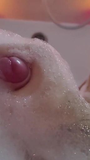 Covered in Foam - My Intense Bathroom Solo Finish