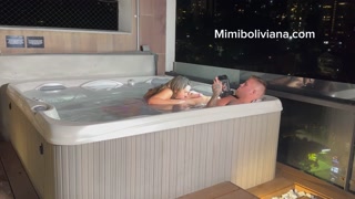 Bts Fucking with filoufitt in a penthouse in Medellin giving a show for the neighbors