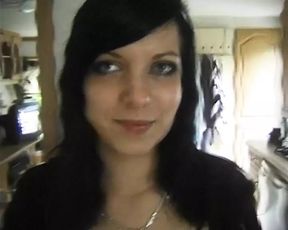 I get my dick sucked by brunette Julia with upturned nipples