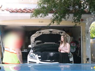 Roadside XXX - Harlow West’s College Body Used And Overspread In Cum