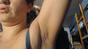 Unshaved armpits again