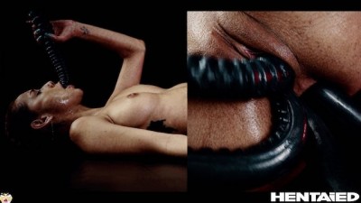 Colombian Beauty Gets Double Anal Destruction by Aliens