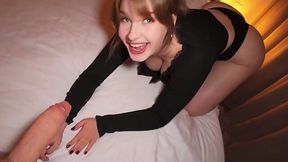 Annoying Guy Doesn't Let His Plump Buxom PAWG Step-sis Go To the Party Until She Pleases Him With Sex