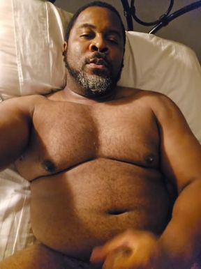 Horny BBC Wanking in Bed