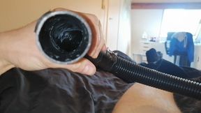 Double vacuum orgasm with auntie's vacuums