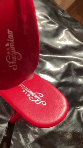 Must-share moment from &quot;Cum on Red High Heel Mules 1&quot;