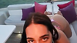 Izzy Green Outdoor Lovemaking On A Boat Flick Leaked